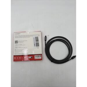 VANKY Optical Audio Cable 10ft Digital Digital Audio Optical for Soundbar / TV